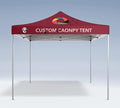 JJ'S PROMO Custom Event Tent 10x10 with Aluminum Frame Full