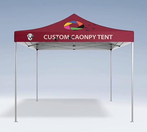 JJ'S PROMO Custom Event Tent 10x10 with Aluminum Frame Full