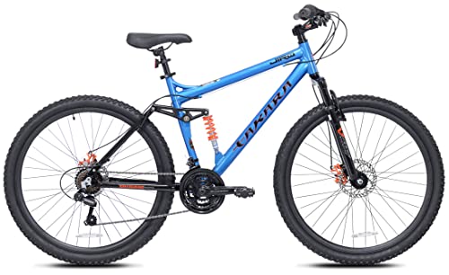 Kent International 27.5" Takara Jiro Mountain Bike Men's Dual Suspension Blue