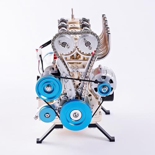 DUKE BEAR HOME Full Metal 4 Cylinder Engine Assembly Kit 350+ Pcs DIY Toy Gift
