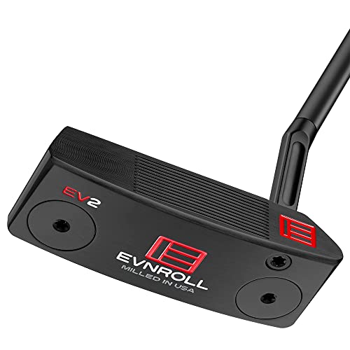 Evnroll 2023 EV2 MidBlade Putter RH Black Silver
