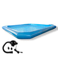 INTSUPERMAI Inflatable Above Ground Pool Blue
