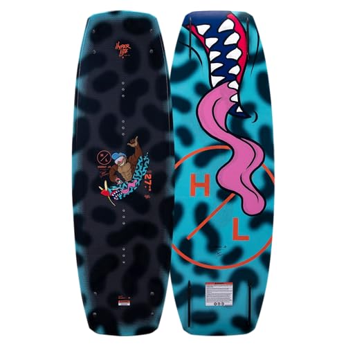 Hyperlite Murray Jr. Kids Wakeboard 127 W/Remix Bindings Black/Aqua 127cm/(12K-2)