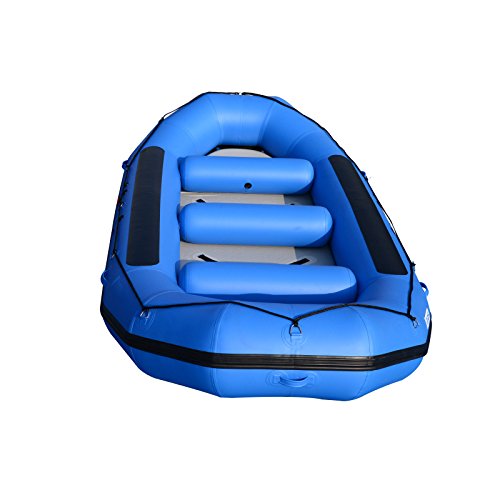 BRIS 1.2mm PVC 15ft Inflatable Blue Water River Raft