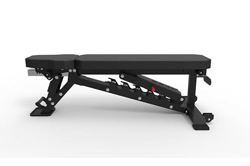 Bolt Fitness Supply VENOM Gapless Adjustable Bench Black