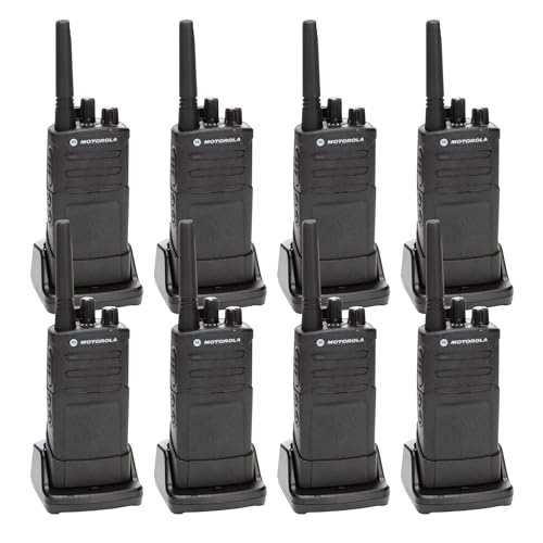 Motorola Solutions RMU2080 On-Site Rugged Two-Way Business Radio 8-Pack Black