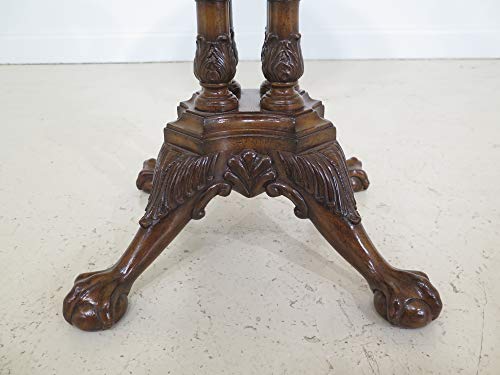 Maitland Smith Eagle World Globe with Mahogany & Pewter Stand