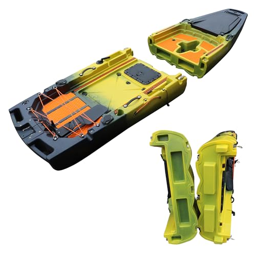 Reel Yaks 9.8ft Rocket Modular Propeller Drive Fishing Kayak Yellow Black