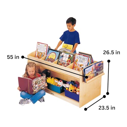 Jonti-Craft Kids Bookshelf & Storage Yellow