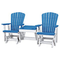 American Furniture Classics Double Center Table Glider Blue