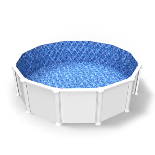 LINERWORLD.COM Oval Expandable Overlap Pool Liner Stoney Creek