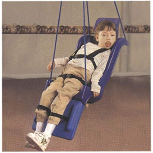 Skillbuilders Full Support Swing Seat with Pommel and Leg Rest, Large
