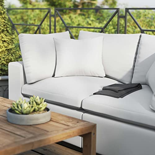 Modway Commix Overstuffed Outdoor Patio Loveseat White
