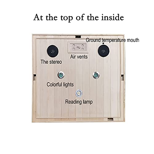 Tailake Two Person Infrared Sauna Room Yellow