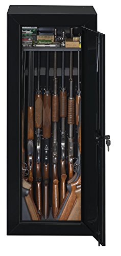 Stack-On 22-Gun Security Cabinet with Foam Barrel Rests Black
