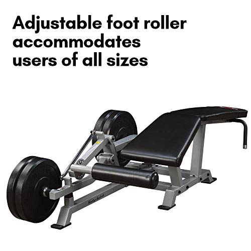 Body-Solid Leverage Leg Curl Black