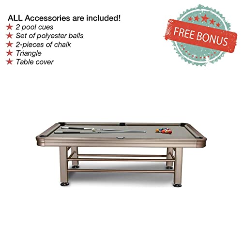 IMPERIAL Outdoor Pool Table Brown