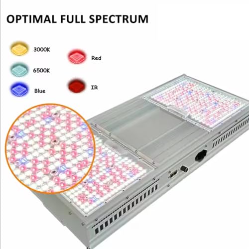 DREAM SPACE 800W LED Grow Light 4x6ft Dimmable UV IR for Indoor Hydroponics