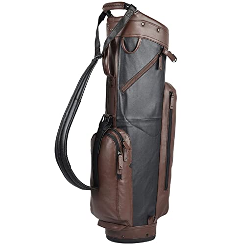 Sun Mountain 2020 Golf Leather Cart Bag Navy-White-Red