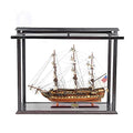 Old Modern Handicrafts USS Constitution Ship Model with Display Case Multi Color