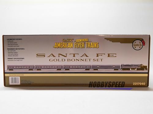 Lionel American Flyer Santa Fe Gold Bonnet FLYERCHIEF S Gauge Gold