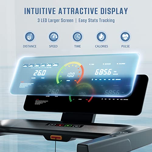 OMA Folding Treadmill Black