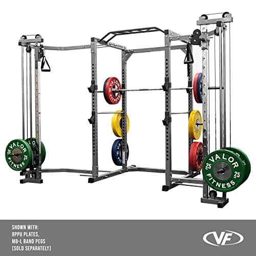 Valor Fitness BD-41BCC Power Rack with Cable Crossover Attachment