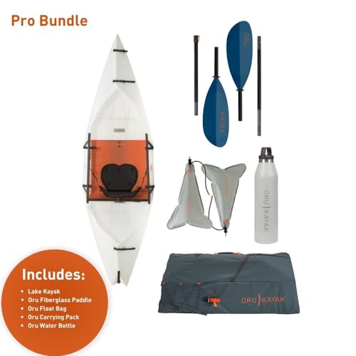 Oru Kayak Foldable Lake Starter Bundle White