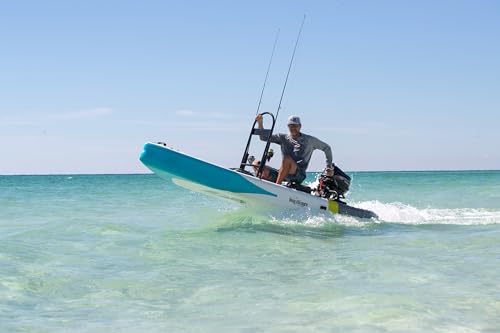 BOTE Rover Aero 12 FT 6 in Inflatable Micro Skiff BugSlinger Silver King