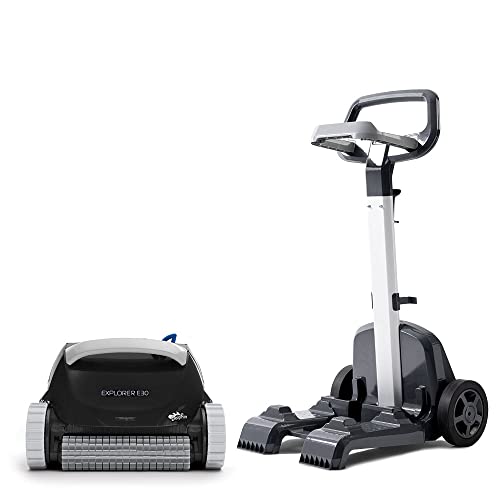 Dolphin Explorer E30 Wi-Fi Robotic Pool Vacuum Cleaner Black