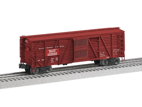 LIONEL TRAINS Baltimore & Ohio VISIONLINE Stock Car 3 Pack O Gauge Red