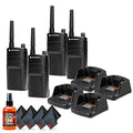 Motorola RMU2040 On-Site 2-Way Radio Bundle with Microphone Cleaner & Microfiber Cloths