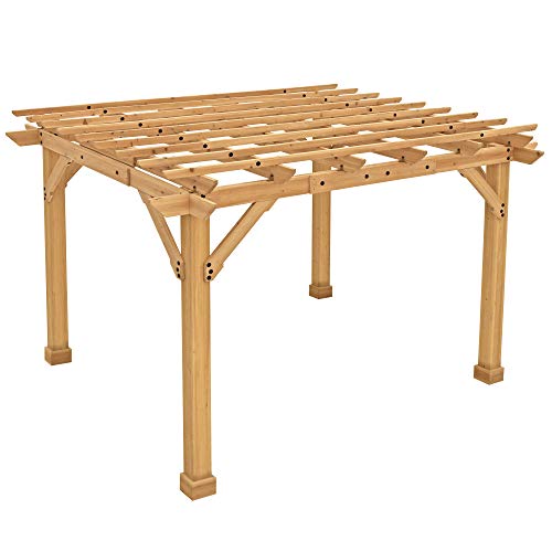 Yardistry 10' x 12' Pergola Brown