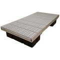 Patriot Docks 4'x8' Floating Dock Kit Section Gray Polypropylene Decking