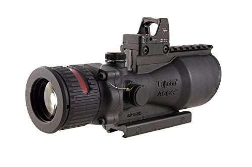 Trijicon 6x48mm ACOG Dual Illumination Red Chevron .308 Reticle Sight TA75 Mount Black