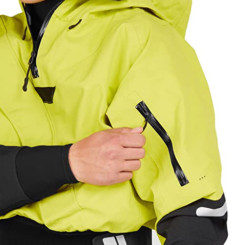 NRS Men's Navigator Gore-TEX Pro Semi-Dry Suit Chartreuse-S