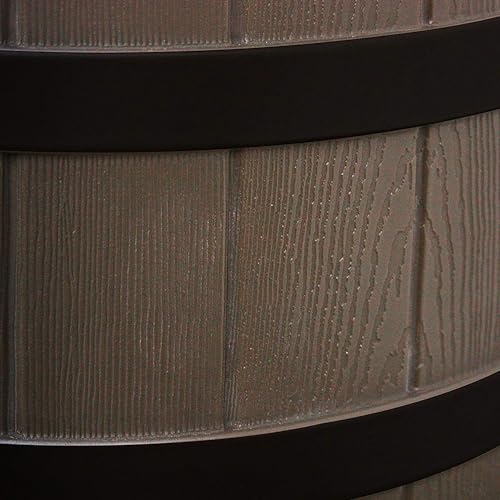 Good Ideas Rain Wizard 50 Gallon Water Storage Barrel 4 Pack Brown