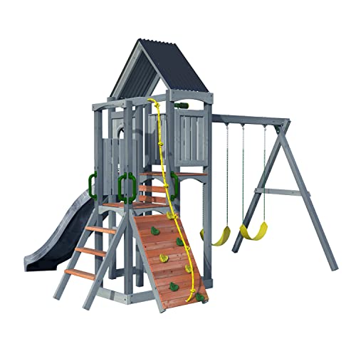 Jack and June Haven II Cedar Swingset Playground Equipment