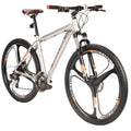 EUROBKE Mens Mountain Bike 29 inch X9 Silvery 3-Spoke