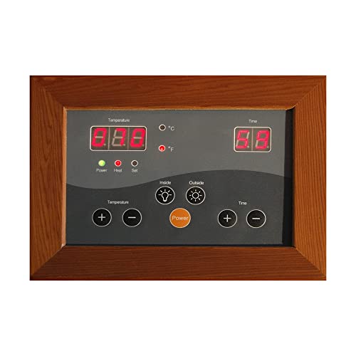 Blue Wave Heatwave 6-Person Cedar Sauna with Carbon Heaters