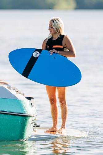 Liquid Force 2024 Wake Foamie Skim 3ft 8in Wakesurf Board Blue