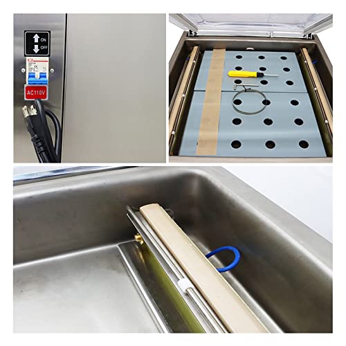 LGXEnzhuo Single Chamber Vacuum Packaging Machine DZ500 for Food Saver 110V 950W
