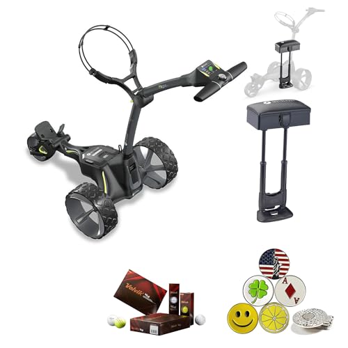 AMBA7 Motocaddy M3 GPS Electric Caddy Cart Bundle Black
