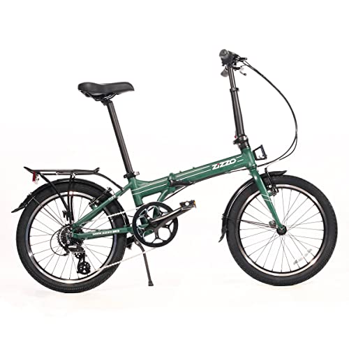 ZiZZO Forte Heavy Duty Folding Bike 20-Inch Green 8