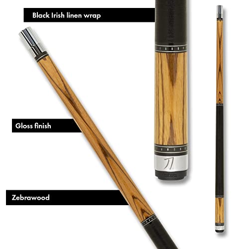 KATANA KAT18 Pool Cue Zebrawood