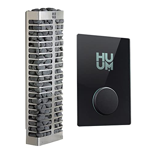 HUUM Steel Mini 3.5 kW Sauna Heater with UKU WiFi Control Glass
