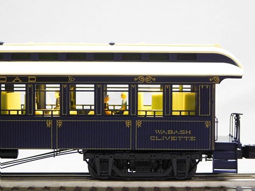 Lionel Wabash Wood Observation Coach 2 Pack O Gauge Natural Color