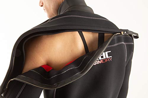 SEAC Men's Warmdry 4mm Neoprene Dry Suit Black