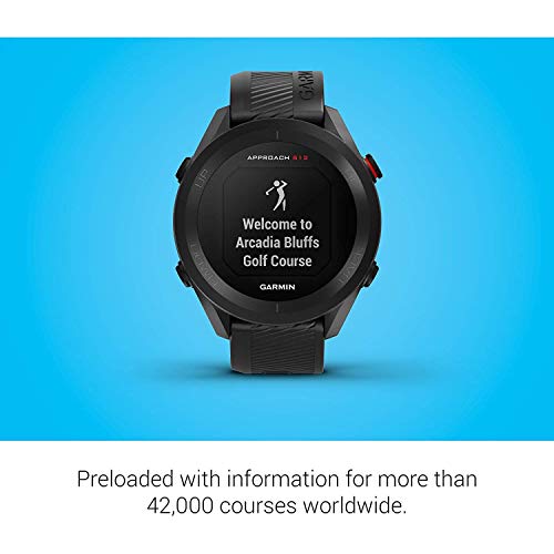 Garmin Approach S12 GPS Golf Watch Black Bundle