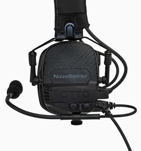OTTO Engineering NoizeBarrier TAC Hearing Protection Black
